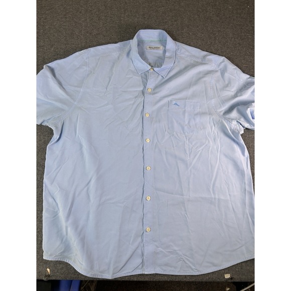 tommy bahama coconut point shirt 3XLT Short Sleeve Blue Shirt - Picture 8 of 8